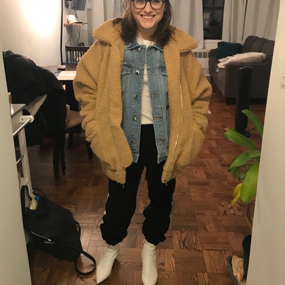 i am gia pixie coat caramel